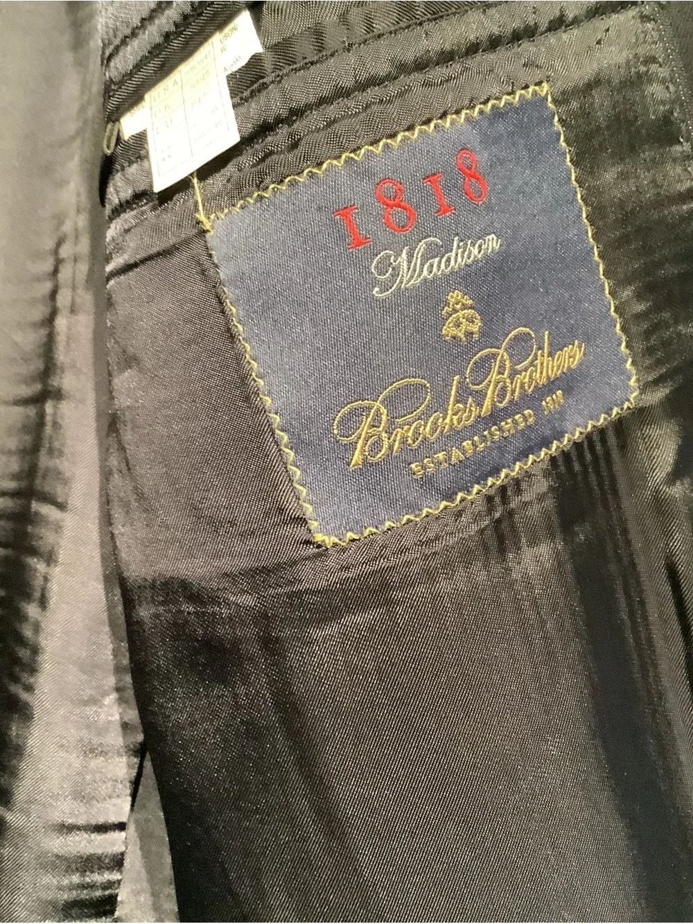 Brooks Brothers 1818 Madison Blazer Vitale Barberis Wool Italy - Sz 50R